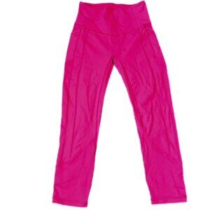 Lululemon Like New Pink Leggings Size 6